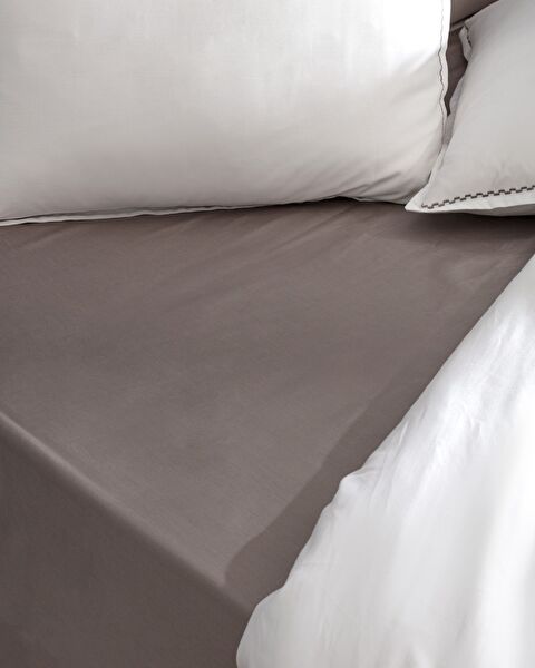 Laila King Size 100% Cotton Embroidered Satin Duvet Cover Set - White - 2