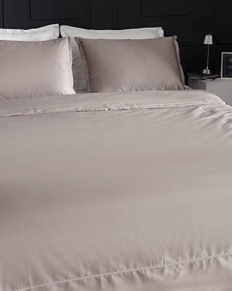 Laila Duvet Cover Set - Embroidered - Satin - 2