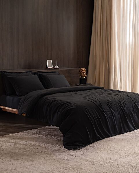 Ensemble De Housse De Couette En Bambou Dobby - 0