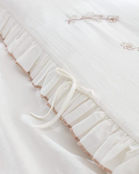 طقم غطاء لحاف مكشكش مقاس كينغ من بيرلاين - 5