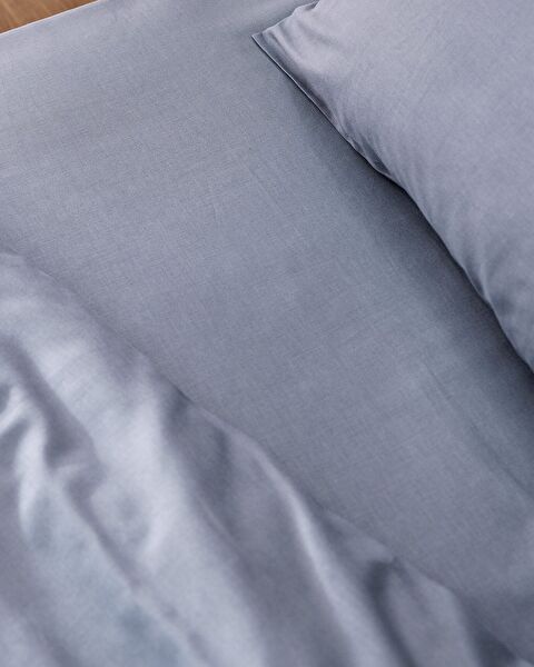 Songe kingsize chambre-dekbedovertrekset van 100% katoen - donkerblauw - 3