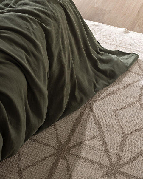 Marla Muslin King Size Duvet Cover Set - Fitted - 4