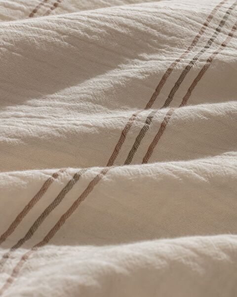 Breville Kıng Sıze Muslın Yarn Dyed Duvet Cover Set - Fıtted - 5