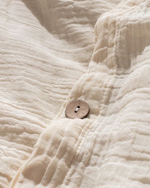 Agnes Kıng Sıze Muslın Yarn Dyed Duvet Cover Set - Fıtted - 7