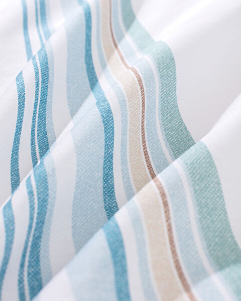 Sorel Kıng Sıze Duvet Cover Set - Ranforce Patterned - 5