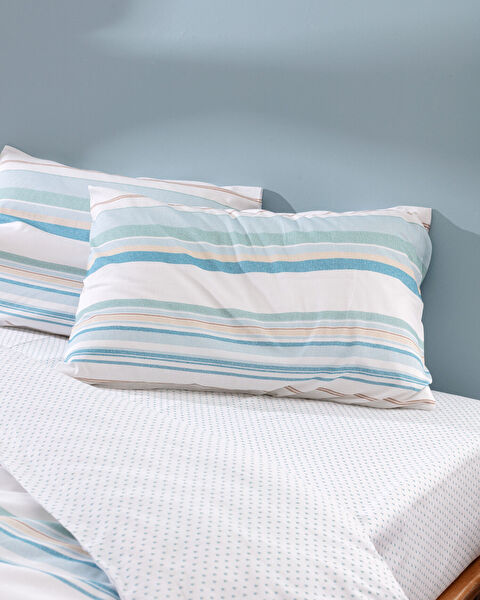 Sorel Kıng Sıze Duvet Cover Set - Ranforce Patterned - 3