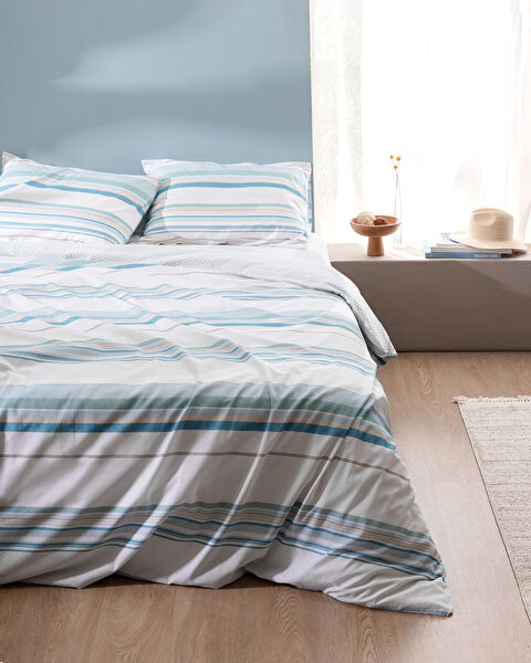 Sorel Kıng Sıze Duvet Cover Set - Ranforce Patterned - 1