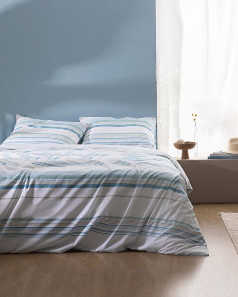 Sorel Kıng Sıze Duvet Cover Set - Ranforce Patterned - 0