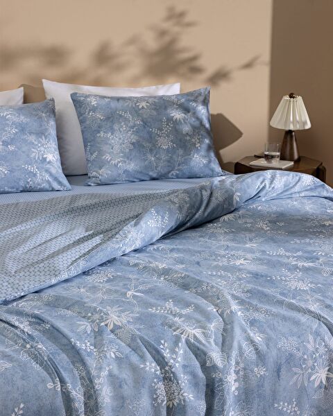 Jannie King Size Ranforce Baskılı Nevresim Takımı - 2