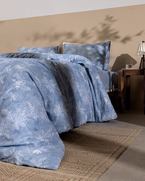 Jannie King Size Ranforce Baskılı Nevresim Takımı - 3