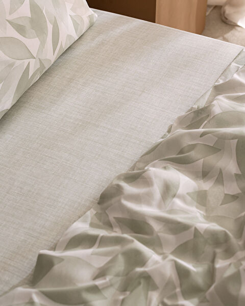 Feuille Kıng Sıze Duvet Cover Set - Ranforce Patterned - 5