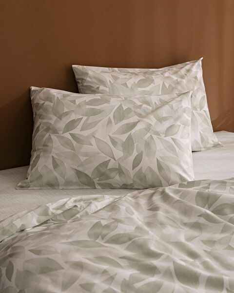 Feuille Kıng Sıze Duvet Cover Set - Ranforce Patterned - 4