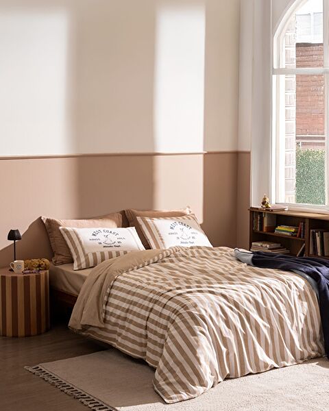 Olivier King Size Duvet Cover Set - Ranforce Patterned - 0