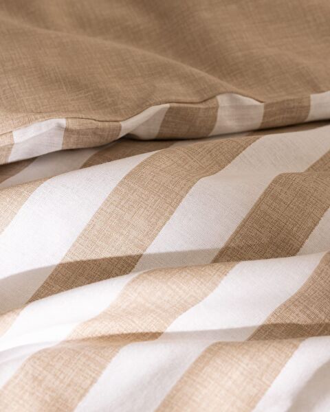 Olivier King Size Duvet Cover Set - Ranforce Patterned - 6