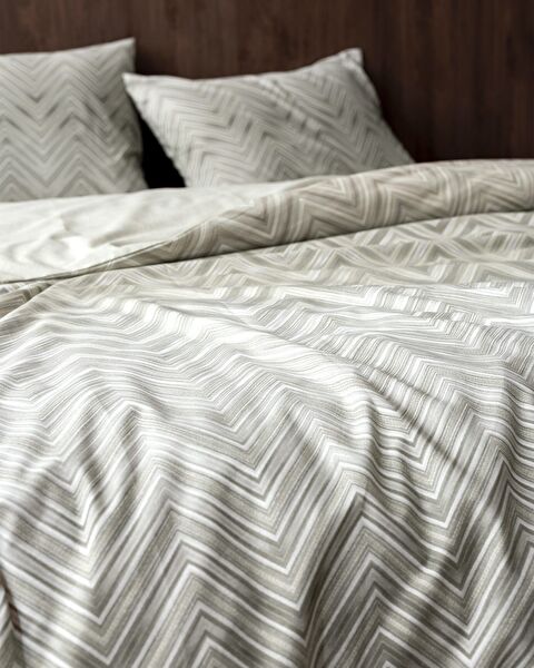 Tarn King Size Duvet Cover Set - Ranforce Patterned - 3