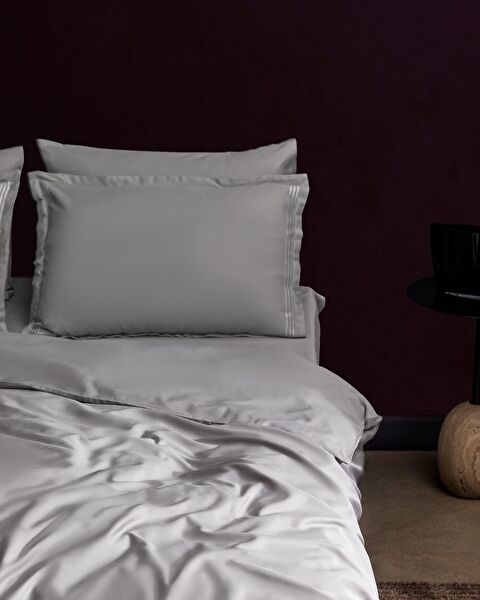 Clarette King Size Bamboo Satin Duvet Cover Set - 1