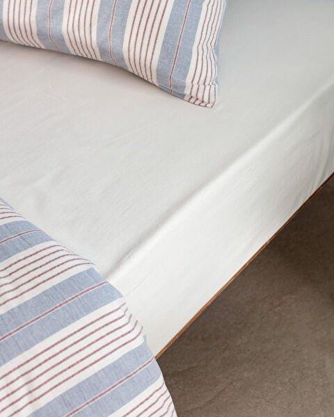 Berne King Size Yarn Dyed Duvet Cover Set - 4