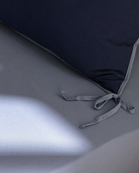 Aimon King Size Tied Duvet Cover Set - 5