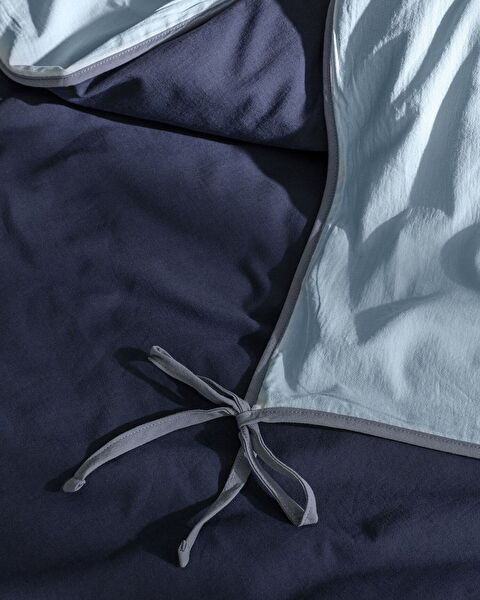 Aimon King Size Tied Duvet Cover Set - 3