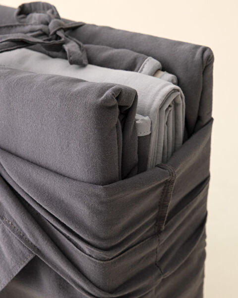 طقم غطاء لحاف بربطة عنق قابل للغسل مقاس كينج من إيمون - 9