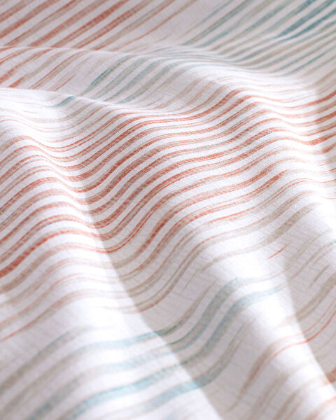 Faye King Size 100% Cotton Ranforce Printed Duvet Cover Set - Beige - 5