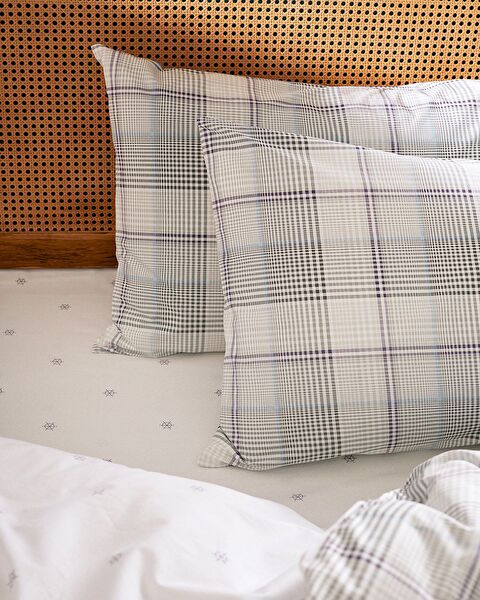 Fontaine kingsize 100% katoenen Ranforce bedrukte dekbedovertrekset - kaki - 5