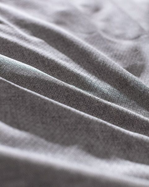 Benati King Size 100% Cotton Yarn Dyed Duvet Cover Set - Anthracite - 8