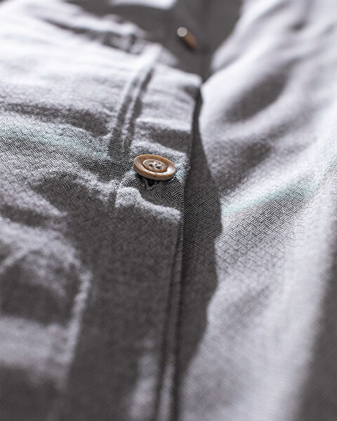 Benati King Size 100% Cotton Yarn Dyed Duvet Cover Set - Anthracite - 7