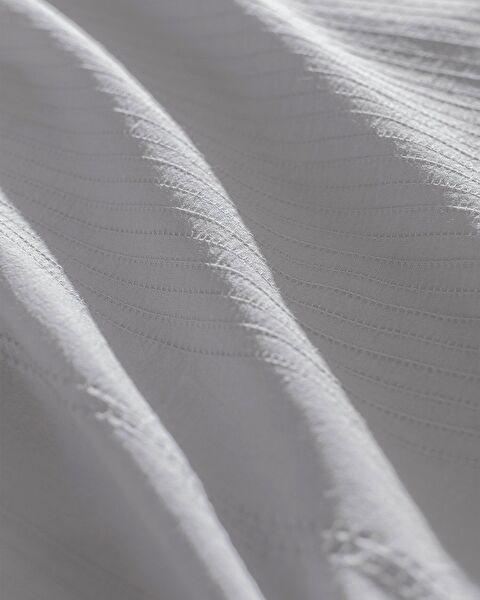 Rosalie King Size 100% Cotton Dobby Duvet Cover Set - Light Gray - 8