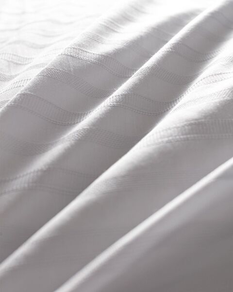 Nicole kingsize 100% katoenen dobby dekbedovertrekset - lichtgrijs - 5