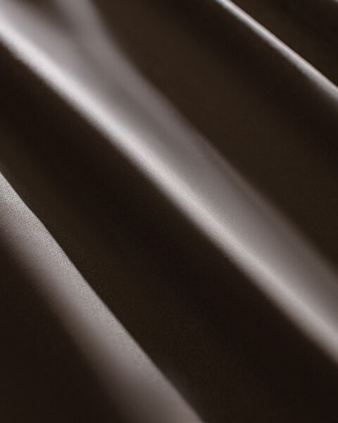 Ensemble de housse de couette en satin imprimé 100 % coton Avent King Size - Marron - 7