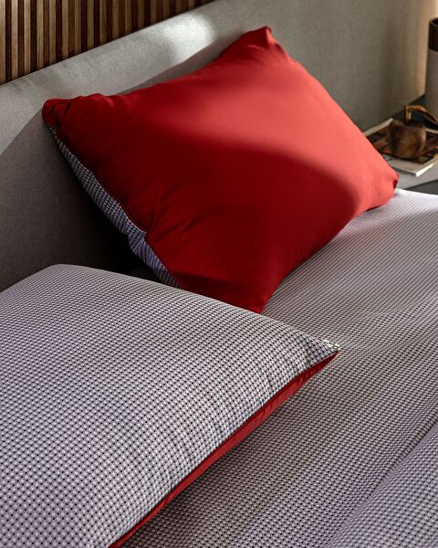 Delit  King Size Baskılı Saten Nevresim Takımı - 3