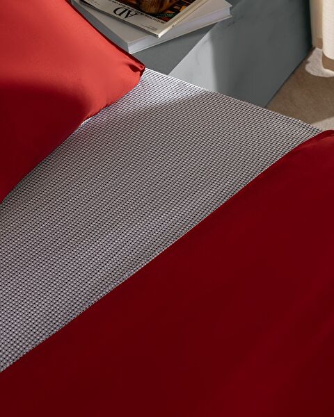 Delit  King Size Baskılı Saten Nevresim Takımı - 4