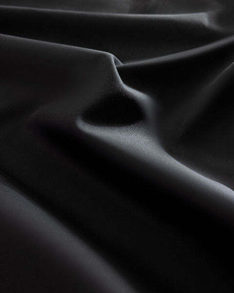 Vachel King Size 100 % Baumwolle bedrucktes Satin-Bettbezug-Set – Anthrazit - 4