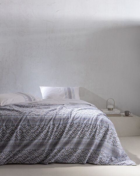 طقم غطاء لحاف مطبوع مقاس كينغ من أبريال - 0