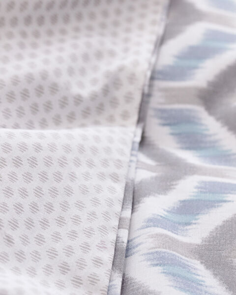 طقم غطاء لحاف مطبوع مقاس كينغ من أبريال - 5