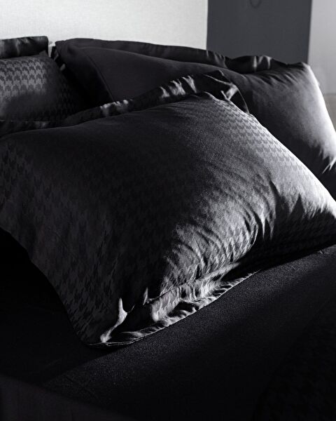 طقم غطاء لحاف من الساتان الخيزران مقاس كينغ من لون لون - 3