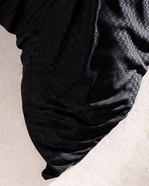 طقم غطاء لحاف من الساتان الخيزران مقاس كينغ من لون لون - 5