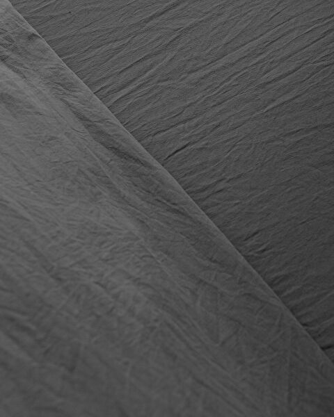 Mona kingsize microvezel elastische dekbedovertrekset - antraciet - 5