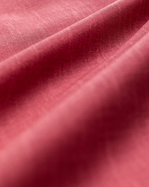 Juin kingsize katoenen dekbedovertrekset met print - Claret Red - 4