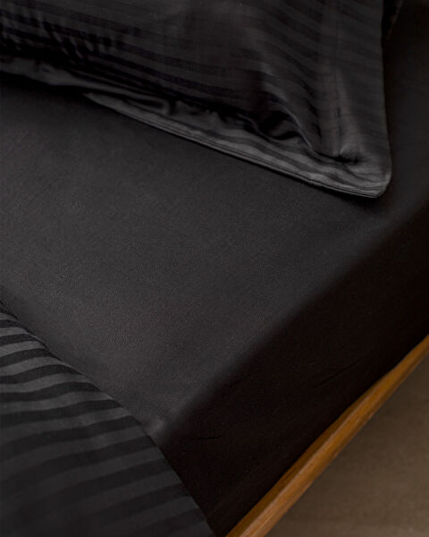 Elicia Ensemble Couverture De Couette En Satin Rayé - 3