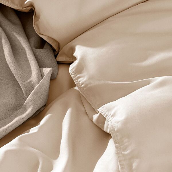Loire Super King Size Duvet Cover Set-tencel - 2