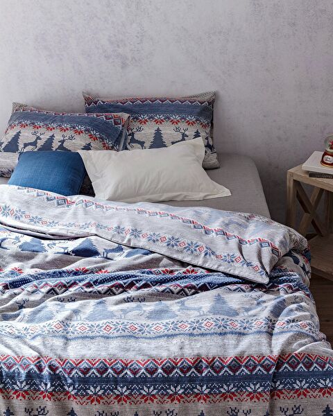 مجموعة غلاف حاف الفانيل فيكسين سوبر كينغ - 1