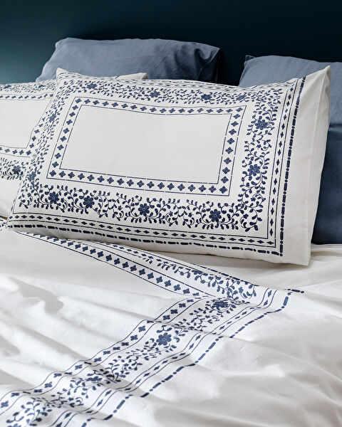 Ensemble de housse de couette simple Arber - Bleu marine - 2