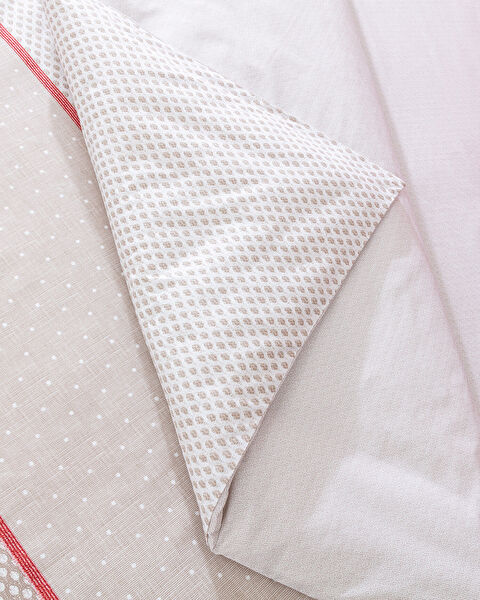 Hugo Single Printed Ranforce Duvet Cover Set Elastic - 5