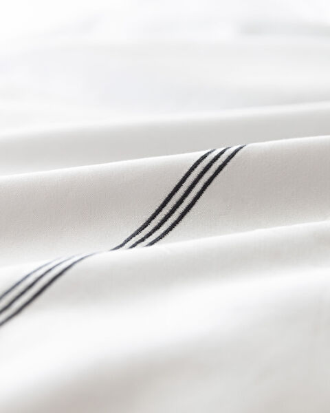 Lilas besticktes Bettwäscheset in Familiengröße – Satin - 7