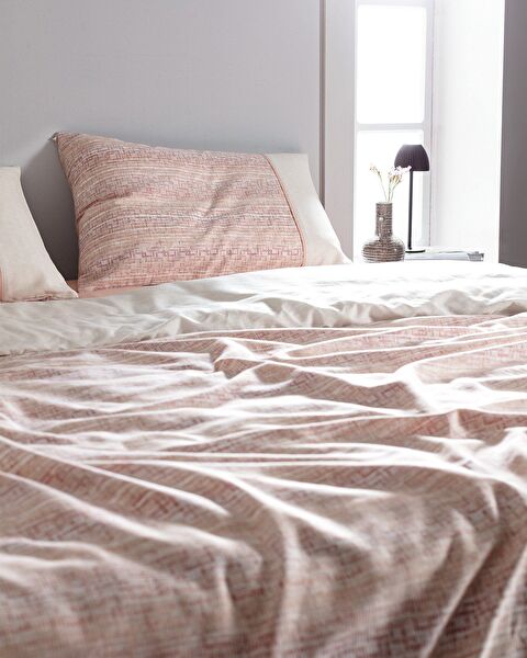Burnel Single Coco Crep Printed Duvet Cover Set - 4