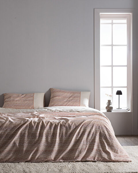 Burnel Single Coco Crep Printed Duvet Cover Set - 0