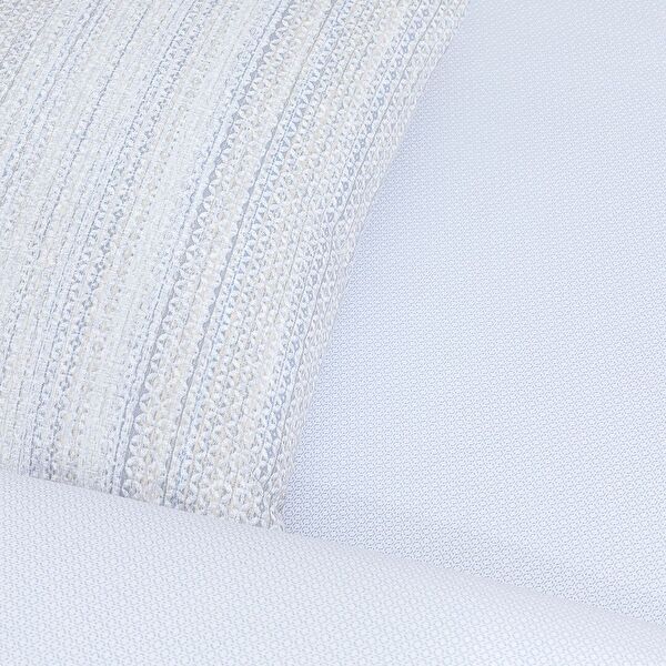 Niort Eenpersoons Ranforce Dekbedovertrekset met print - Beige - 4