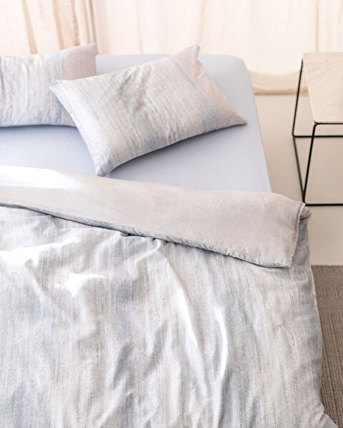 Sarthe 100% Cotton Single Madame Coco Crep Printed Duvet Cover Set - 1